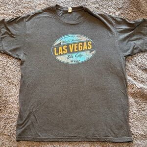 World Famous Las Vegas Graphic Tee - Gray